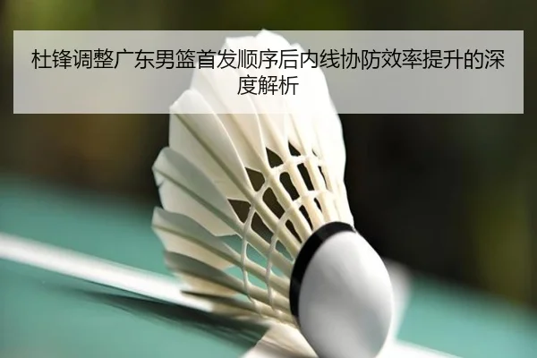 杜锋调整广东男篮首发顺序后内线协防效率提升的深度解析（bwty88.comapp）